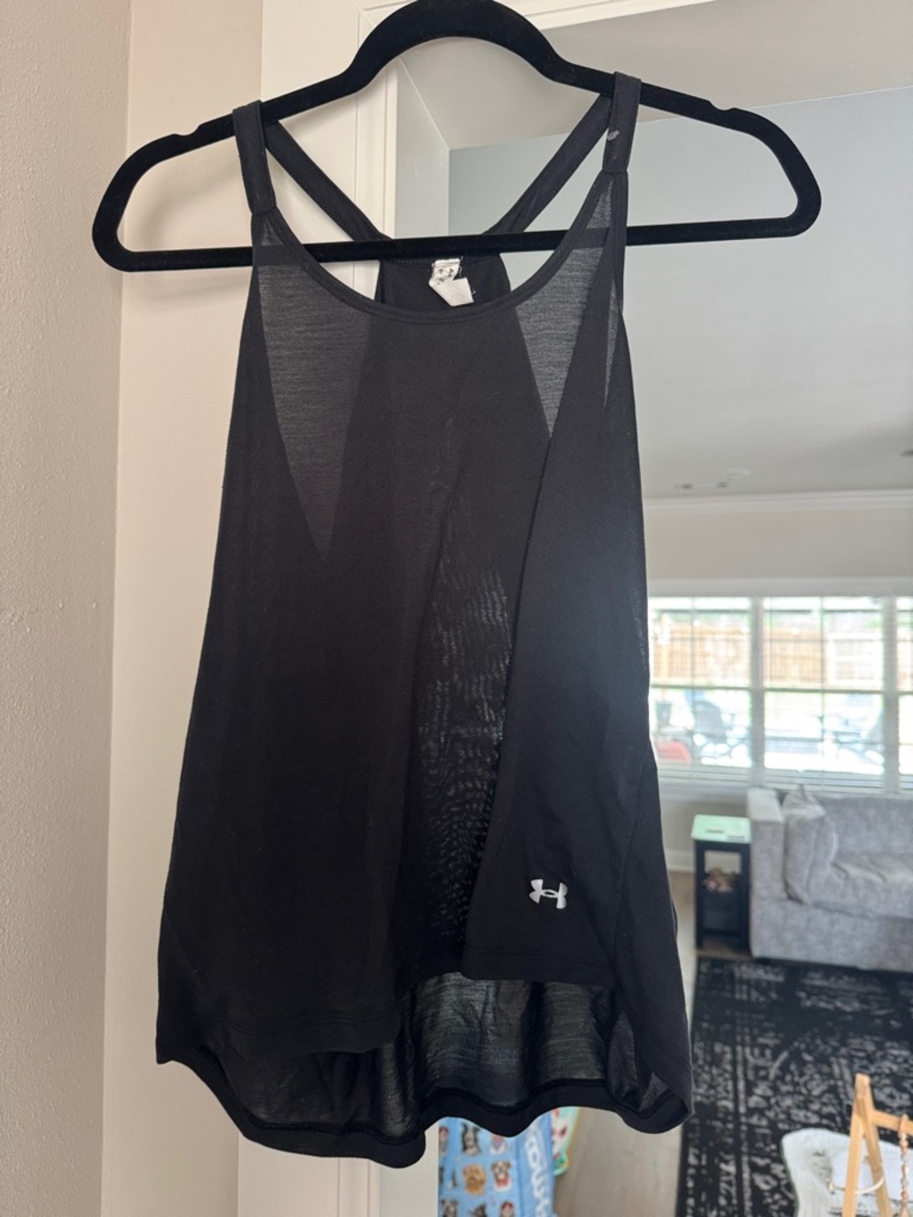 Under Armour Black Mesh Racerback Tank